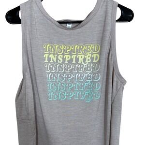 SALE Guru Active Tank Top‎ Inspired Sleeveless Athletic Workout Top XL